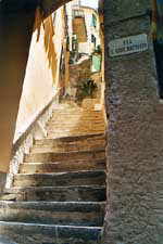 Treppe in Vernazza