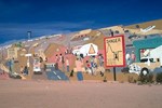 Kunst in der Wüste: Wandmalerei in Cooper Pedy.