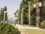 Totem poles in stanley park