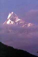 Heiliger Berg im Abendlicht