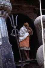 Hinduistischer Wanderm&ouml;nch in Kathmandu