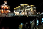 Der Hafen von Kapstadt bei Nacht
