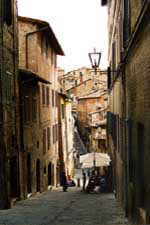 Gasse in Siena